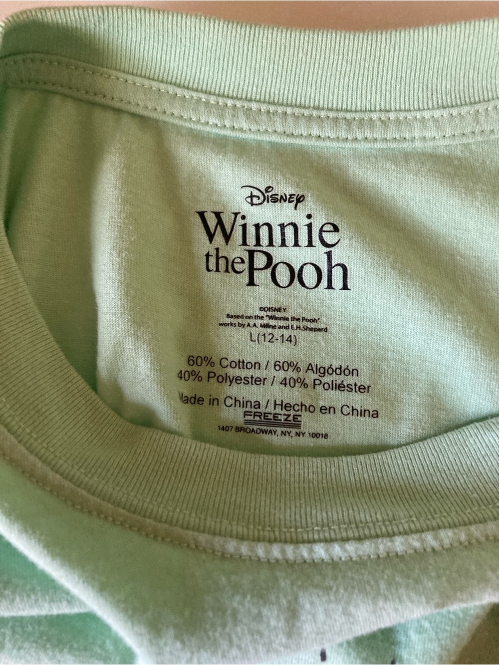 Disney Mint Green Winnie the Pooh Friends Graphic Tee - Picture 4 of 6